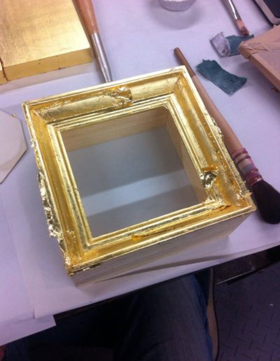 Gilding Progress Custom Frame Ottawa